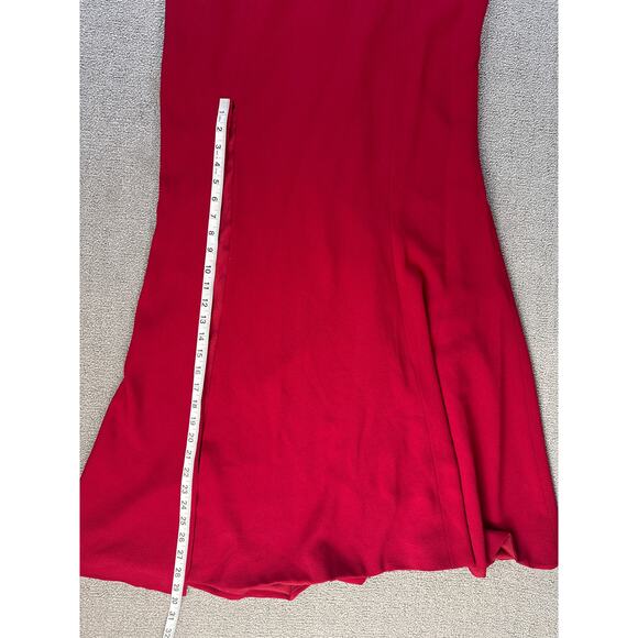 Dress the Population Formal Dress Georgina Gown Maxi One Shoulder Red Size XL - Picture 10 of 12